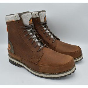Timberland Men's Timbercycle EK+ Brown Recycled Leather Lace Up Boots A5MZM